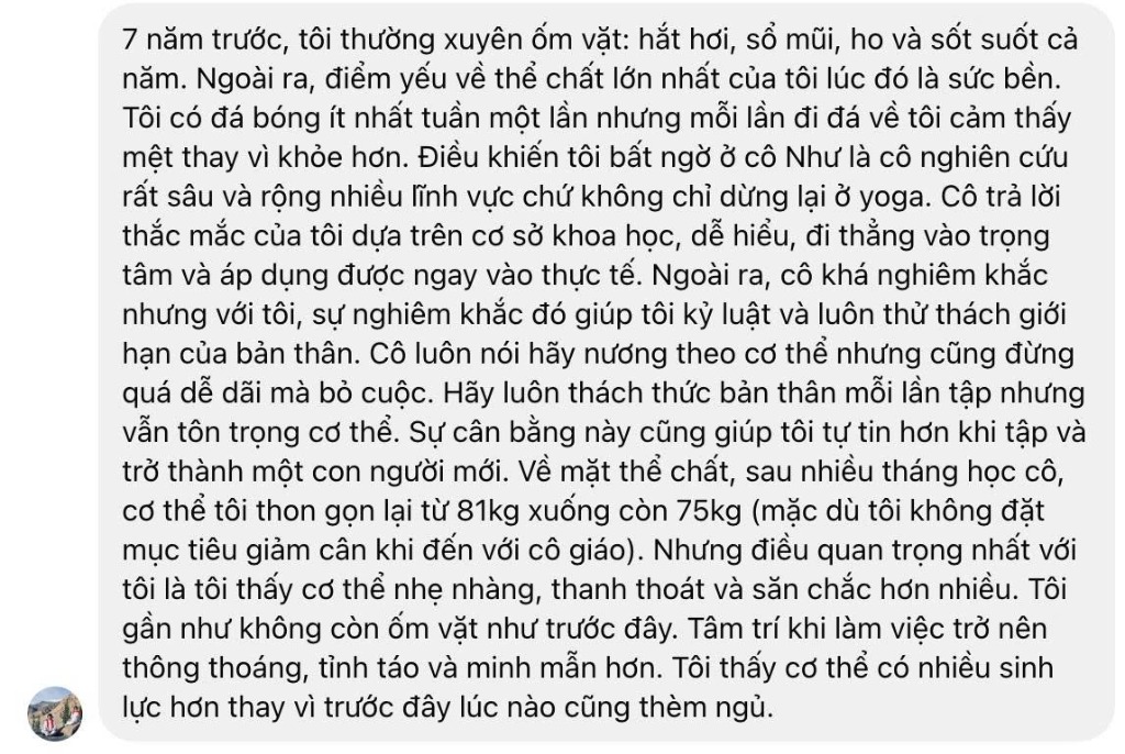 Đánh giá học viên cải thiện thể chất và sức bền